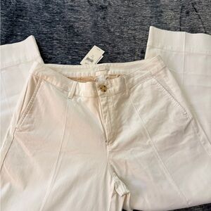 J. Jill White Trousers NWT